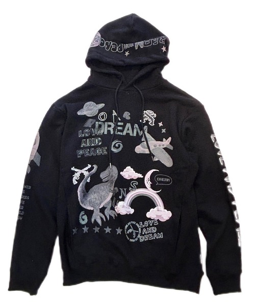 DINOSAUR HOODIE — худи с динозавром