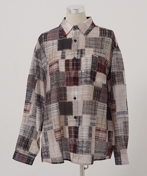 Revo. Patchwork Print SIA CLS футболка — с длинным рукавом
