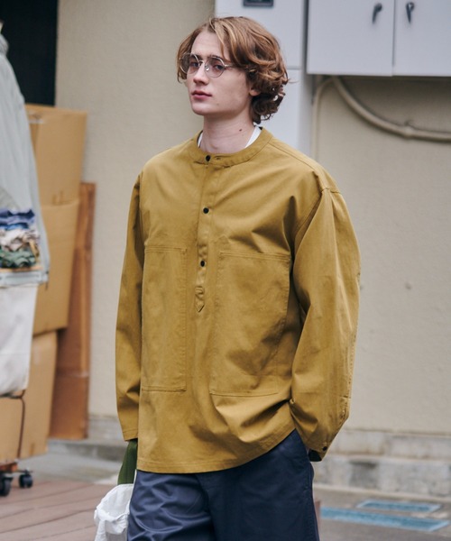 Men’s FUDGE Maison Club U.S.ARMY банд‑кардиган многополосный — футболка‑овершейт (мужской)