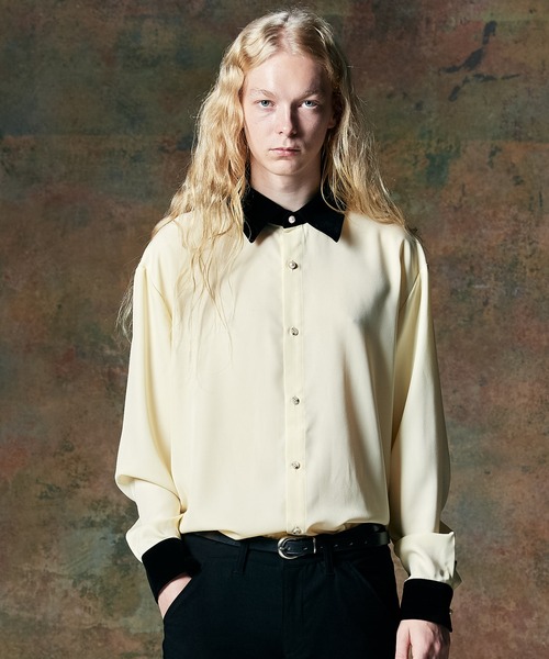 Velvet Collar Shirt — рубашка с бархатным воротником