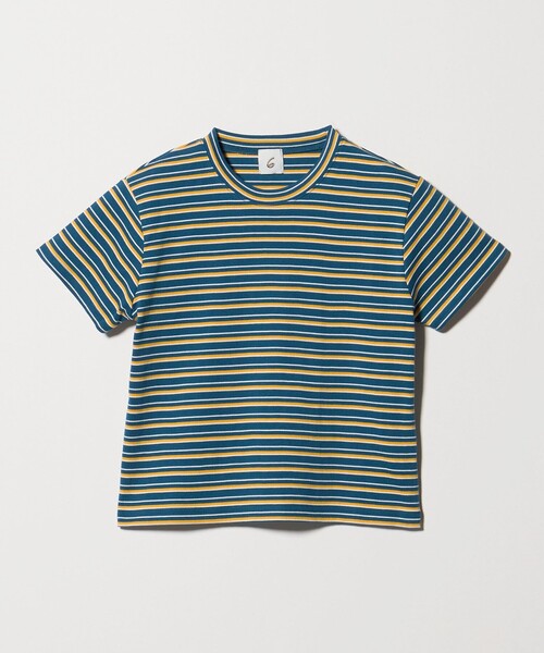 <6(ROKU)> коттон фрайс T‑shirt 26SS