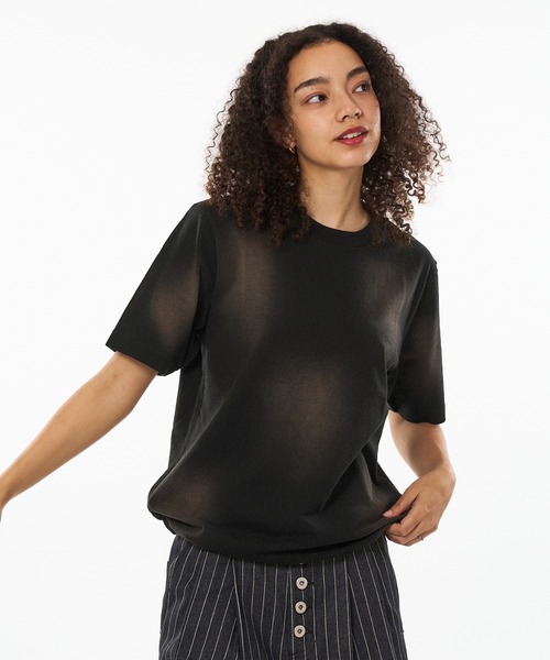 SUN FADE DRAW CODE SHORT TEE — футболка Sun Fade Drow Code