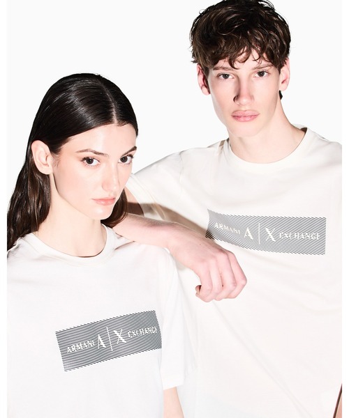 A|X Armani Exchange WE Grafic Logo — полуслим футболка с логотипом, короткий рукав