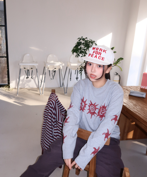 3spot Long Sleeve — серая футболка с длинным рукавом