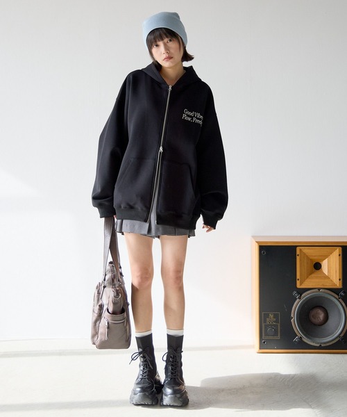 UNISEX/сет-ап логопонч парка