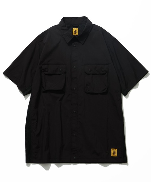 COBMASTER Ripnailon × Mesh полу‑рукавная футболка