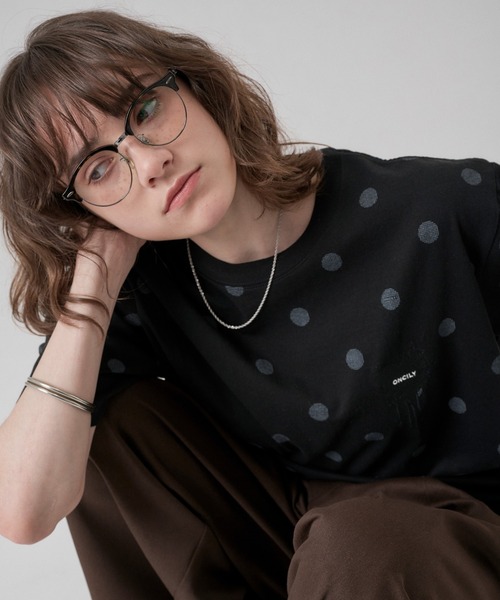 26SS "DOT" футболка с логотипом сердца