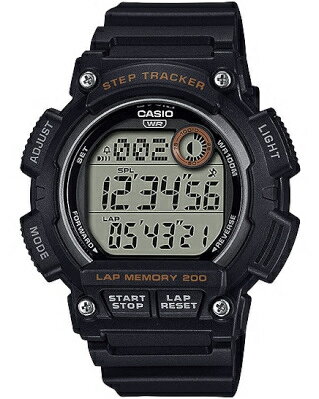 Casio спортивные часы 10 ATM водонепроницаемые мужские цифровые с секундомером для легкой атлетики с функцией измерения шагов 200 кругов секундомер таймер обратного отсчета с LED подсветкой беговые часы Casio облегченная версия для марафона