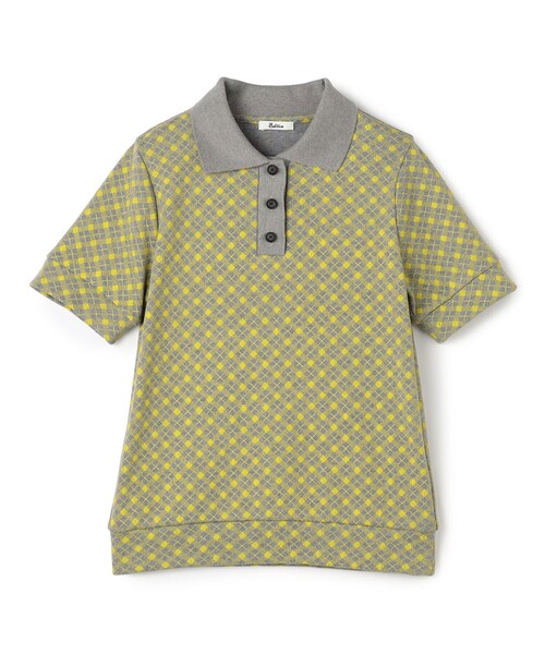Cotton modal flys print polo