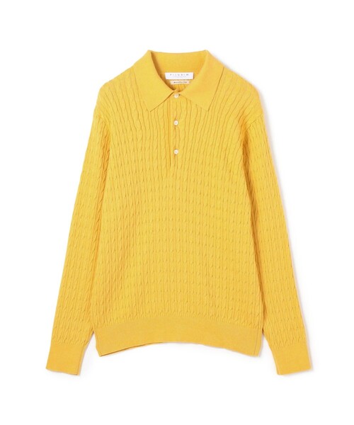 Cotton Silk Polo Collar Keeble Knit — поло в котоново-шелковом стиле