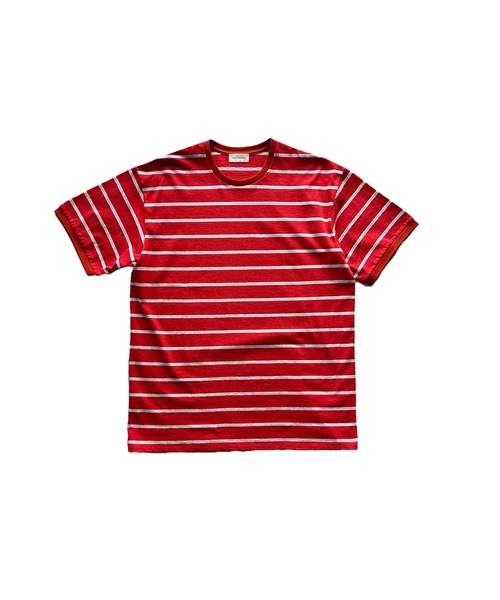 FACTOTUM Retro Border Jersey S/S POLO — ретро-поло в полоску