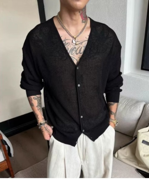 DS Shirtnit Cardigan — DS рубашечный кардиган