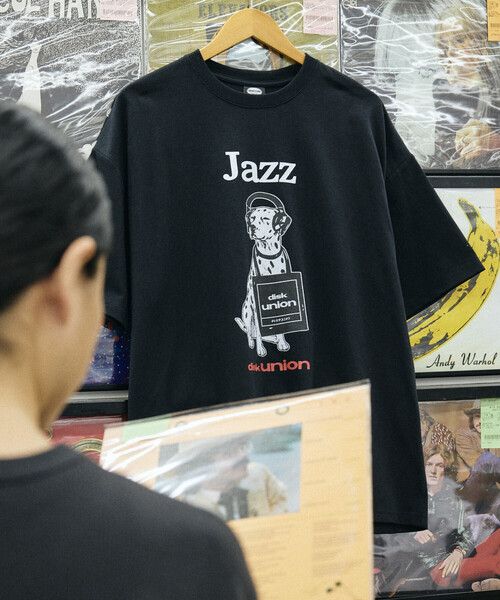 Лимитированная коллекция diskunion × FREAK'S STORE — футболка «Dalmation Big Sleeve Et Print» (принт)