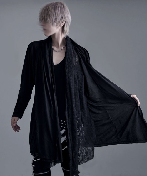 Bernings Sho/ фейк‑рейл ярд длинный рукав дреレーパーカーディガン — Cardigan