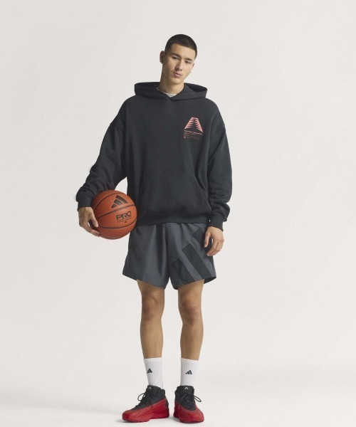 adidas ANTHONY EDWARDS SCHEMATIC HOODY (Adidas Anthony Edwards Schematic Parker)