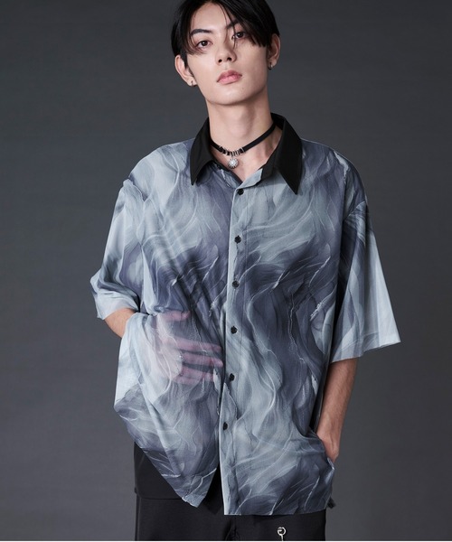 Assort Garasia Relayad Shirt — рубашка с рисунком ассорти