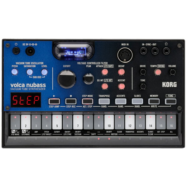 басовая машина KORG volca nubass