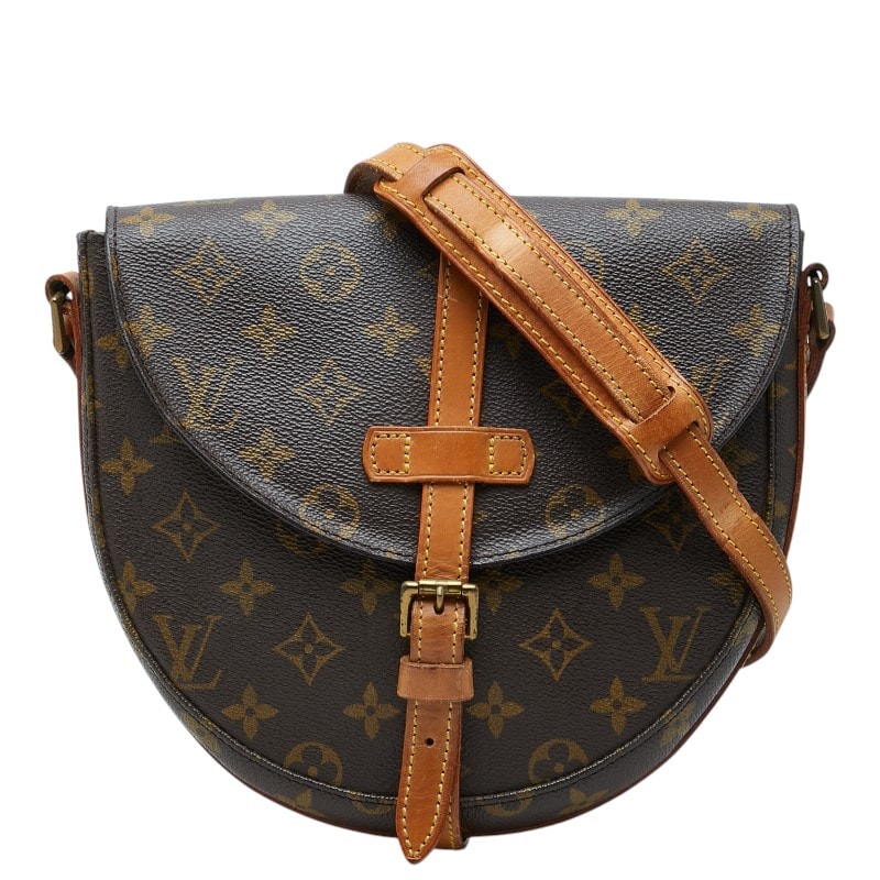 Сумка Louis Vuitton Monogram Chantilly MM через плечо, модель M51233, коричневая, кожа PVH, женская, LOUIS VUITTON