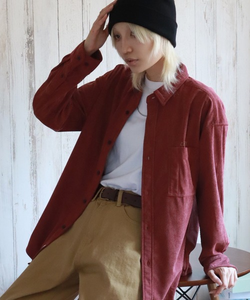 GERRY — легкая длинная рубашка Wonpoint Logo Long Sleeve Shirt (короткий рукав/легкая)