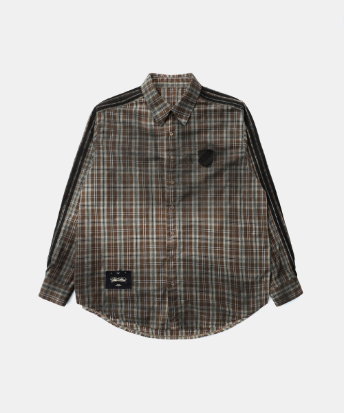Vintage Briche Check Shirt — рубашка в клетку, vintage (brown)