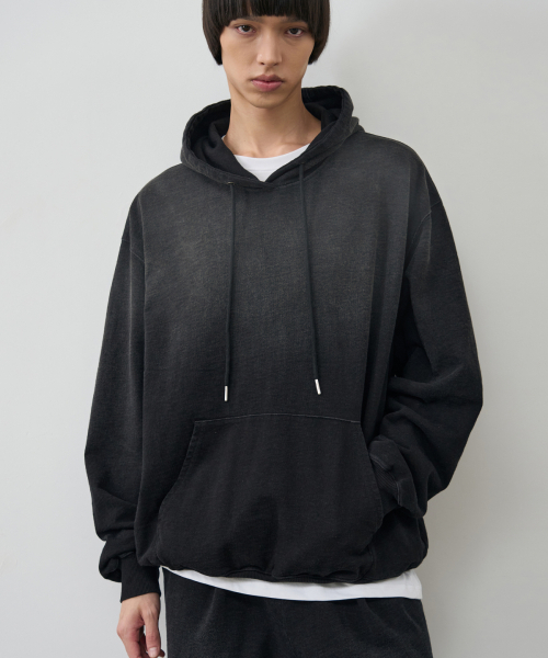 Ribars Worsed Denim Hooded Parka — джинсовая парка с капюшоном [черная]