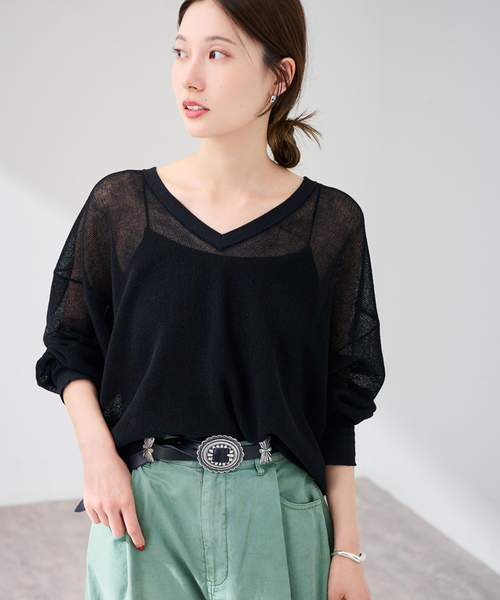 Shia‑Aze V‑neck pull‑over
