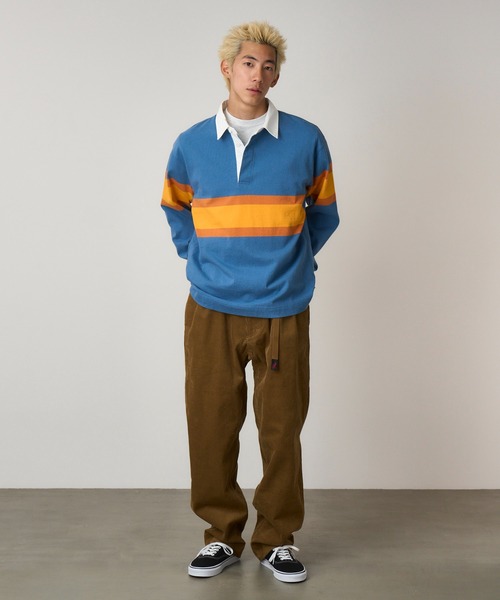 LANGDON RUGBY SHIRT — рубашка‑регби Gramicci