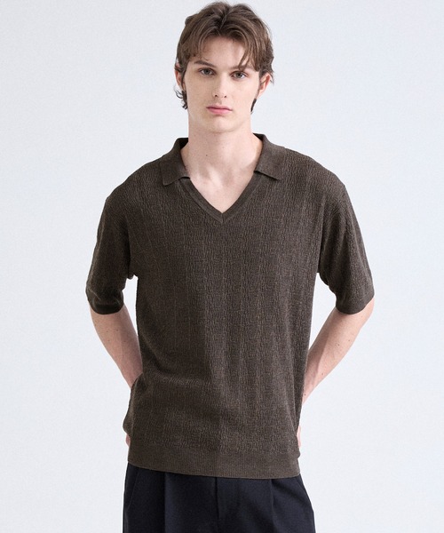 Parts Lab. Summer Knit Short‑sleeve Polo Shirt — летнее вязаное поло с коротким рукавом
