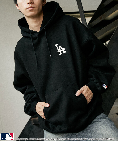 MLB Sweat Circle Logo Hoodie — худи с круговым логотипом и флисовой подкладкой (лимитированная серия)