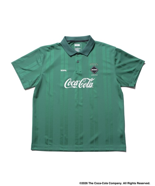 Coca-Cola WEAVE STRIPE S/S POLO (полосатое поло Coca-Cola)
