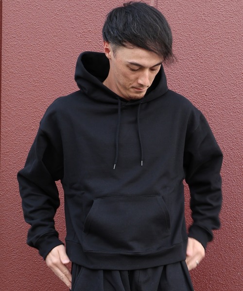 DEAR LAUREL HEAVY SWEAT HOODIE D25F-1204 — толстовка-худи из плотного свитшота, унисекс, паркер