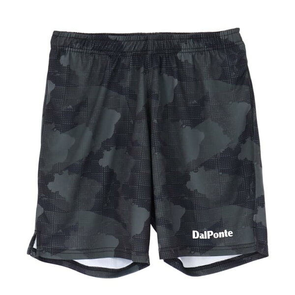 DalPonte フットボール ショーツ ユニセックス プリント ブラック DPZ0382P-BLK