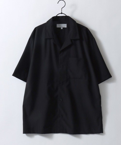 Open Collar Shirt — рубашка с открытым воротником, big chill edition (полу‑формальная), короткий рукав