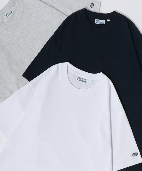 DISCUS USA cotton heavy weight — футболка с логотипом, полустёжка, мужская, короткий рукав