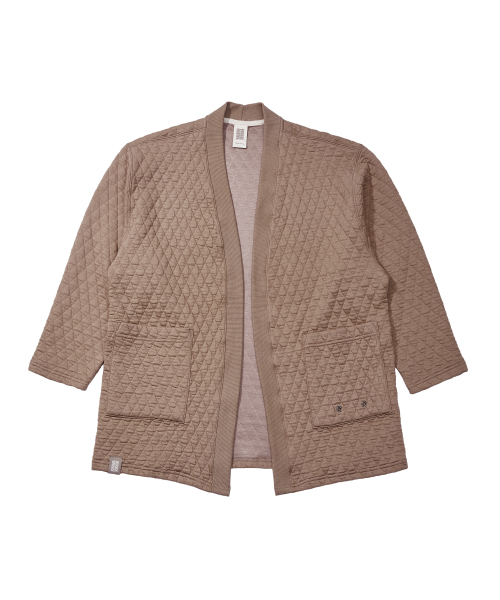 Винтажный стёганый кардиган Heritage (Beige)