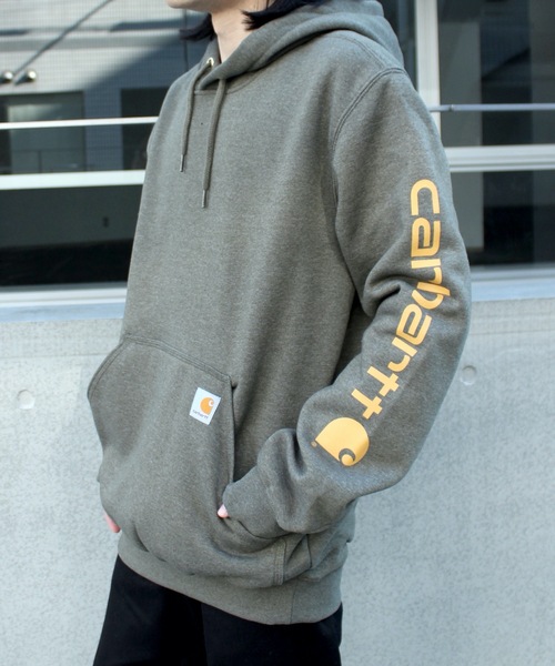 Carhartt חולצה с длинным рукавом Workwear — длинный рукав, утеплённая подкладка K288