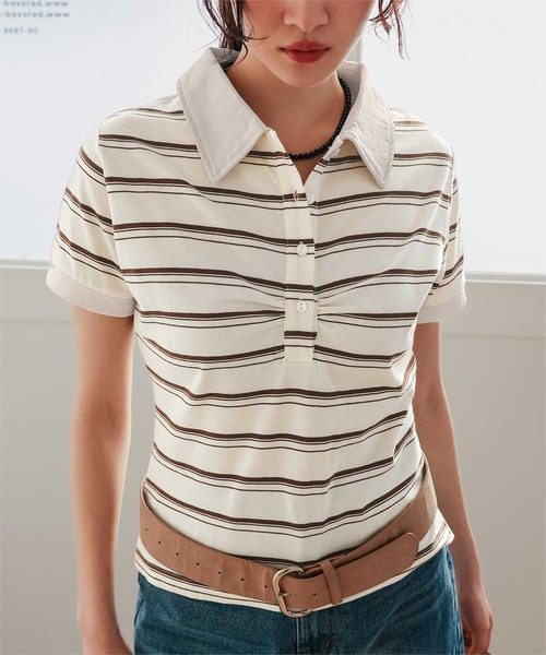 Малч‑боудер поло‑футболка с коротким рукавом — MarlchBoarder half‑sleeve polo T‑shirt
