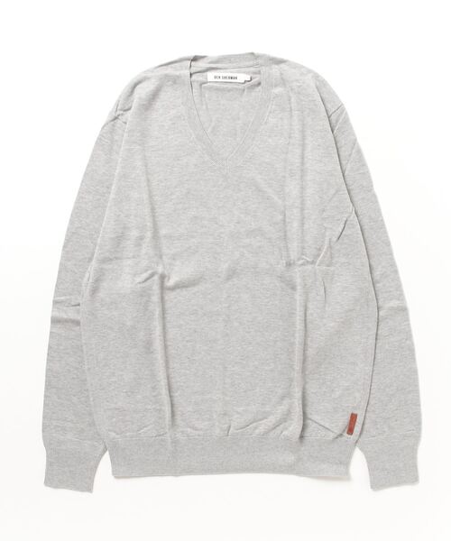 V‑Neck Cotton セーター (V‑neck cotton sweater)