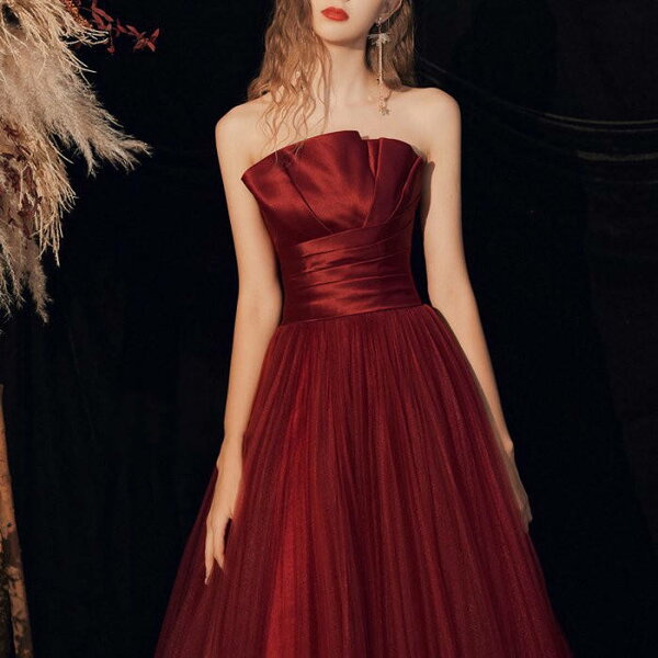 PartyDress A линия — свадебный показ, платье‑вечеринка, длинный винодельческий стиль, большой размер (40 лет/30 лет/20 лет)