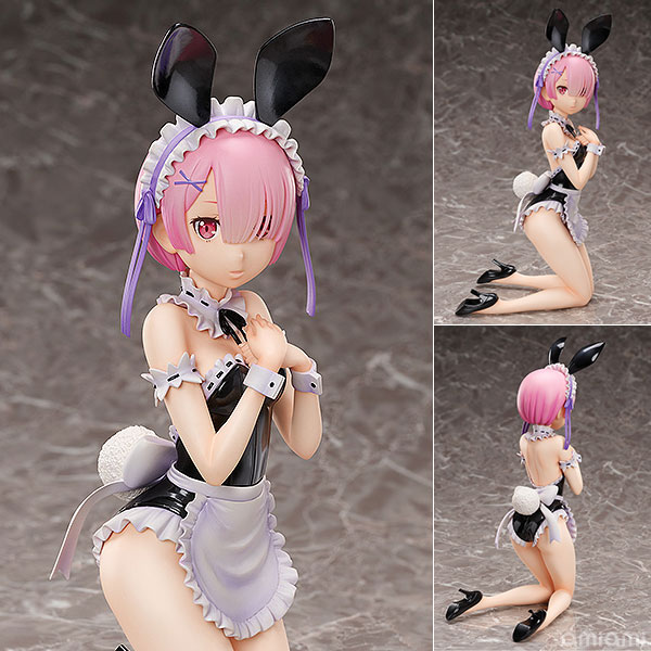 B-STYLE Re:ZERO -Starting Life in Another World- Ram Bare Leg Bunny Ver. 1/4 Complete Figure