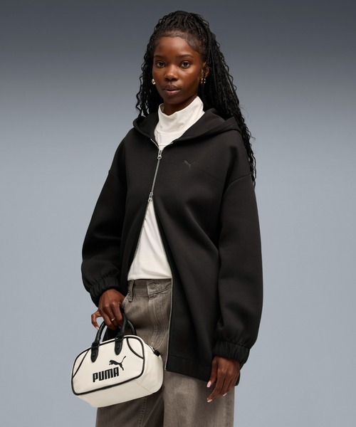 PUMA Womens Wardrobe ESS оверсайз футболка, полноразмерная, белая