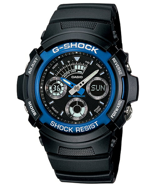CASIO G-SHOCK AW-591-2AJF стандартная комбинация — официальная продукция, синяя