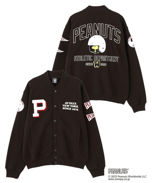 AVIREX × PEANUTS SWEAT CARDIGAN / свит‑кардиган / Peanuts / Avirex