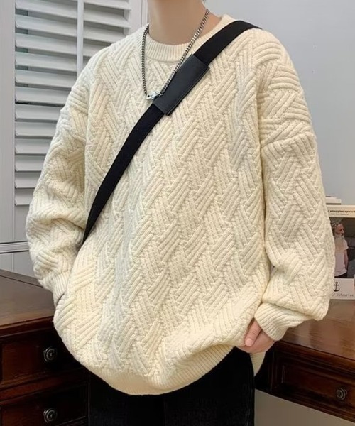 Relief Basket Sweater — вязаный свитер Relief Basket