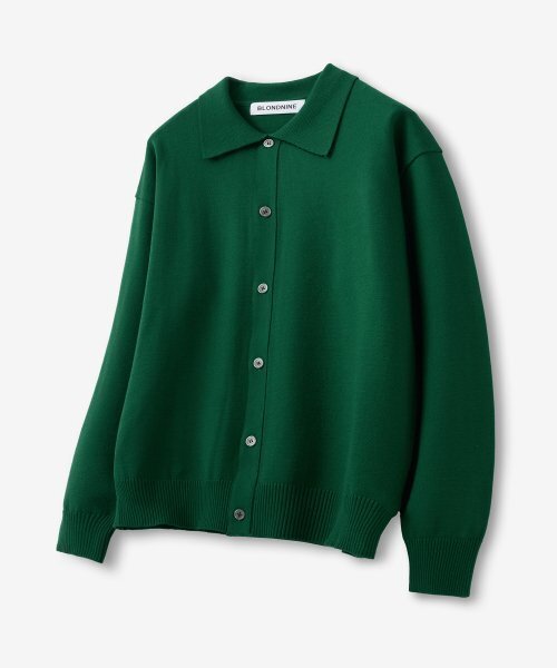 Soft tech shear cardigan knit shirt — мягкая технологичная трикотажная рубашка в зелёном