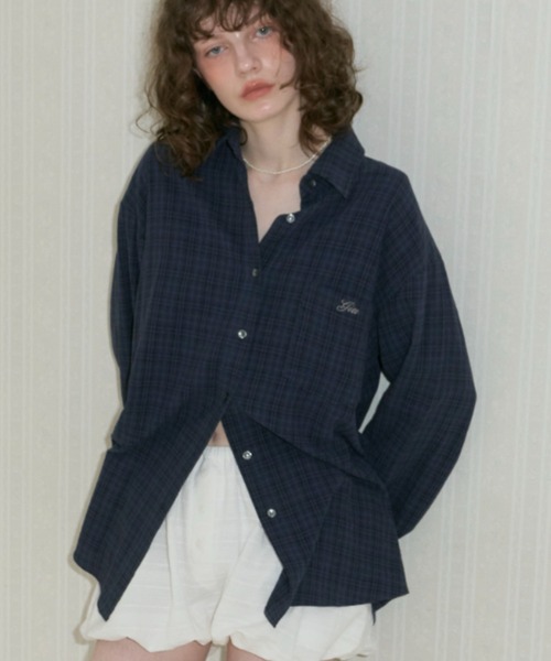 Embroidered over check shirts — рубашка «клетка» с вышивкой