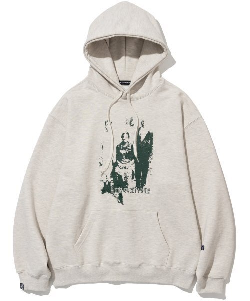 Sweet Home Pullover Hood — худи светло-серого цвета