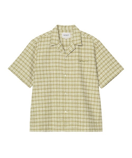 Carhartt WIP S/S KANDER SHIRT — короткая рубашка‑футболка Kander
