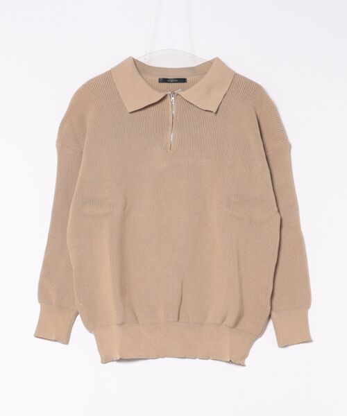 Half-zip Knit Polo — полувер с воротником-поло