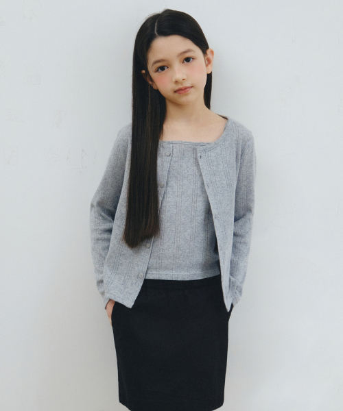 Pointel’s Reversible Crop Cardigan — двусторонний короткий кардиган (меранж)